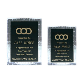 SCULPTED ICE STANDING PLAQUE