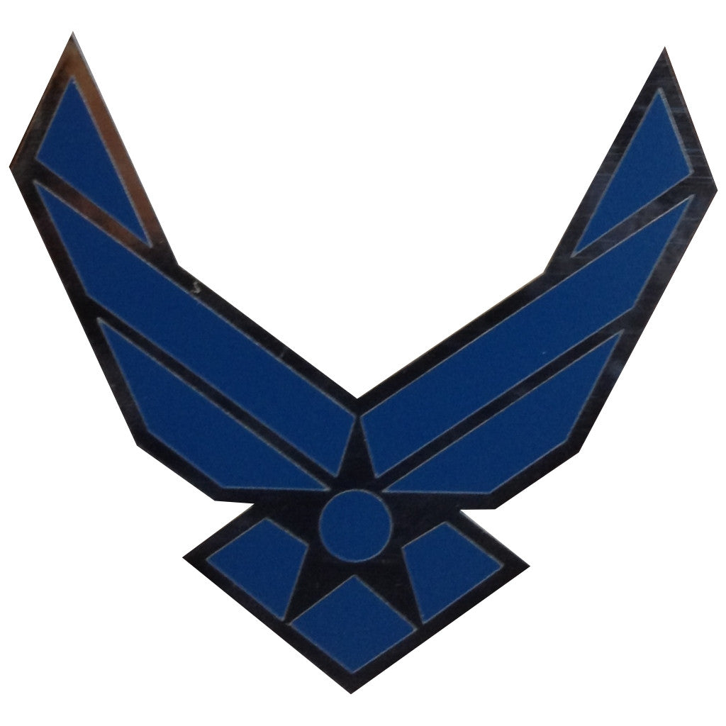 BLUE AND SILVER AIR FORCE WINGS