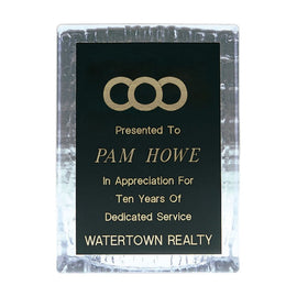 SCULPTED ICE STANDING PLAQUE - 0