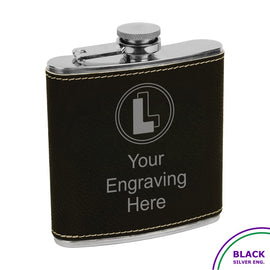 LEATHERETTE FLASK (6oz)