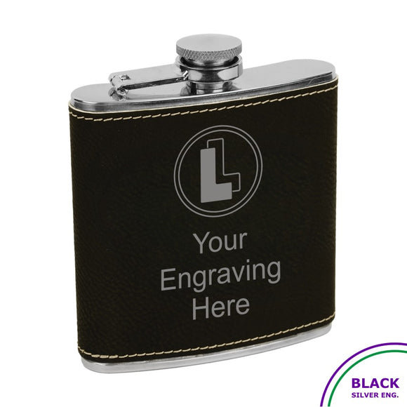 LEATHERETTE FLASK (6oz)