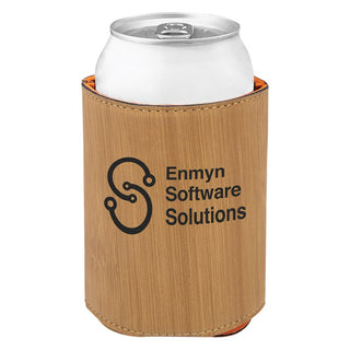 Buy bamboo LEATHERETTE BEVERAGE HOLDER