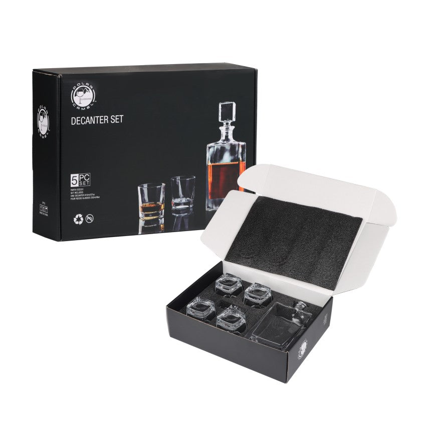 RECTANGLE DECANTER SET | Lazer Ladies