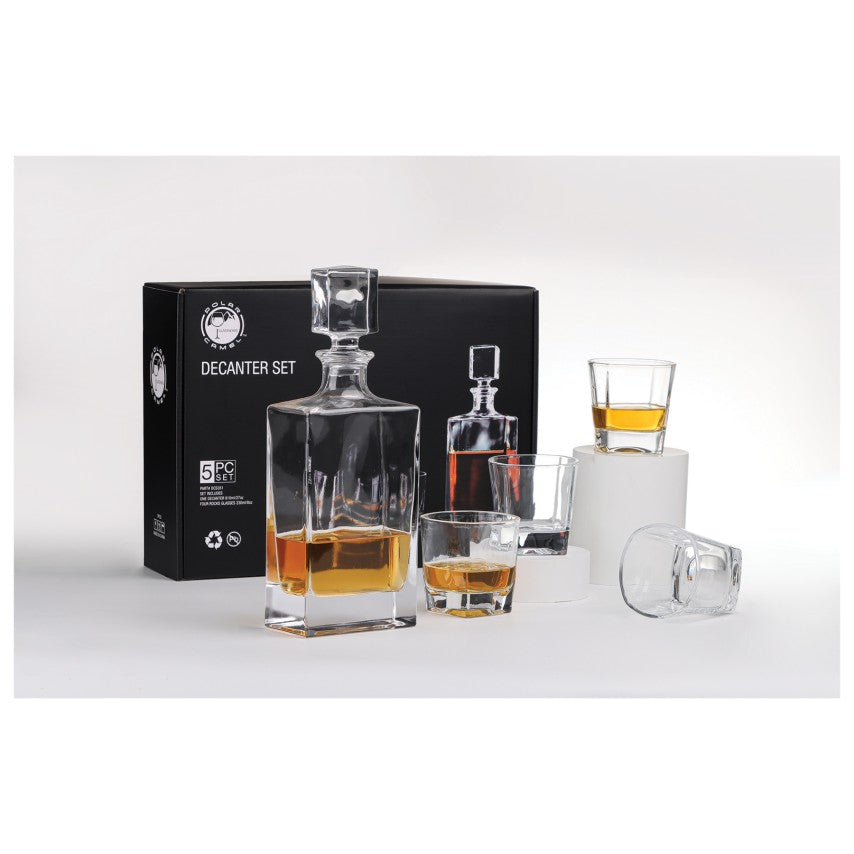 RECTANGLE DECANTER SET | Lazer Ladies