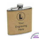 LEATHERETTE FLASK (6oz)-5