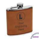 LEATHERETTE FLASK (6oz)-7