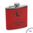 LEATHERETTE FLASK (6oz)-8
