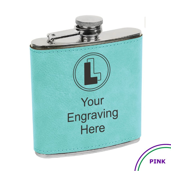 LEATHERETTE FLASK (6oz)