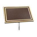 BRONZE RECTANGLE MEMORIAL SIGN W/ROD-2