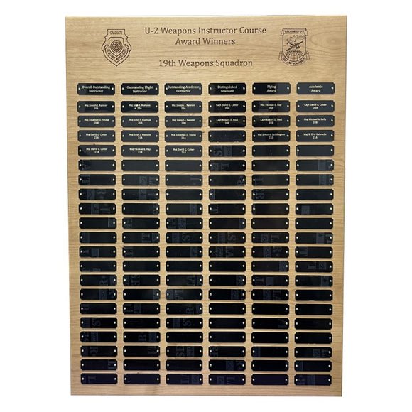 CUSTOM PERPETUAL PLAQUES
