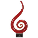 RED FIRE GLASS ART-2