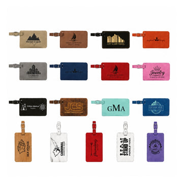 LEATHERETTE LUGGAGE TAG