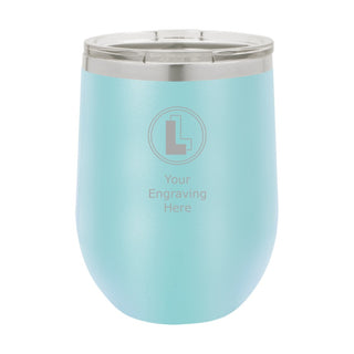 Buy light-blue POLAR CAMEL 12oz STEMLESS WINE GLASS