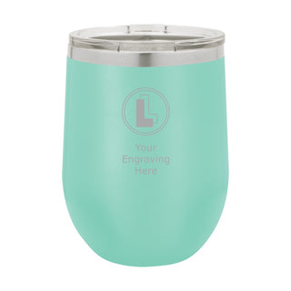 Buy teal POLAR CAMEL 12oz STEMLESS WINE GLASS