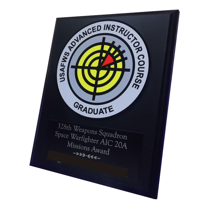 PLAQUE WITH FULL COLOR LOGO