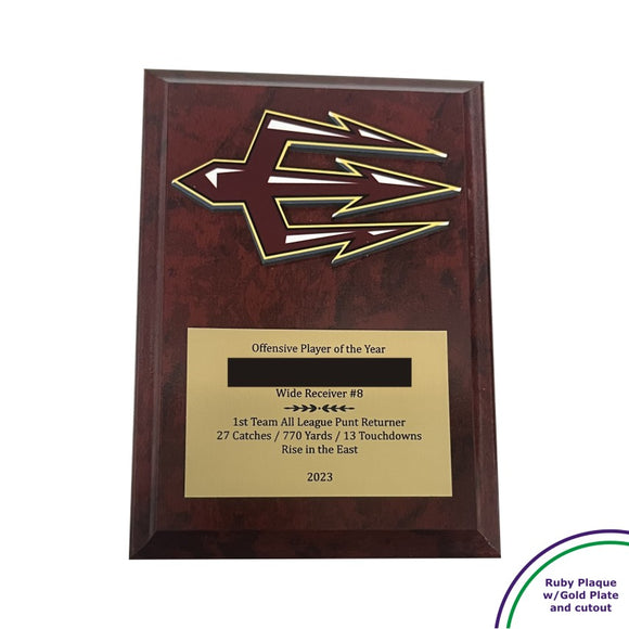 PRESSBOARD PLAQUE WITH FULL COLOR LOGO