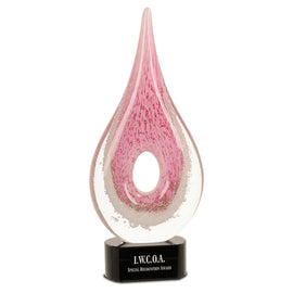 PINK ROUND WINDOW RAINDROP