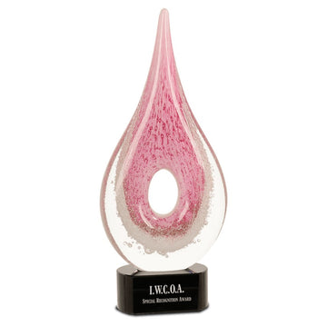 PINK ROUND WINDOW RAINDROP