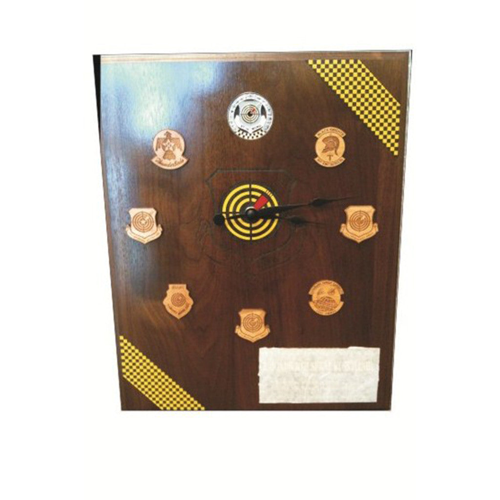 Clock With Cutouts 