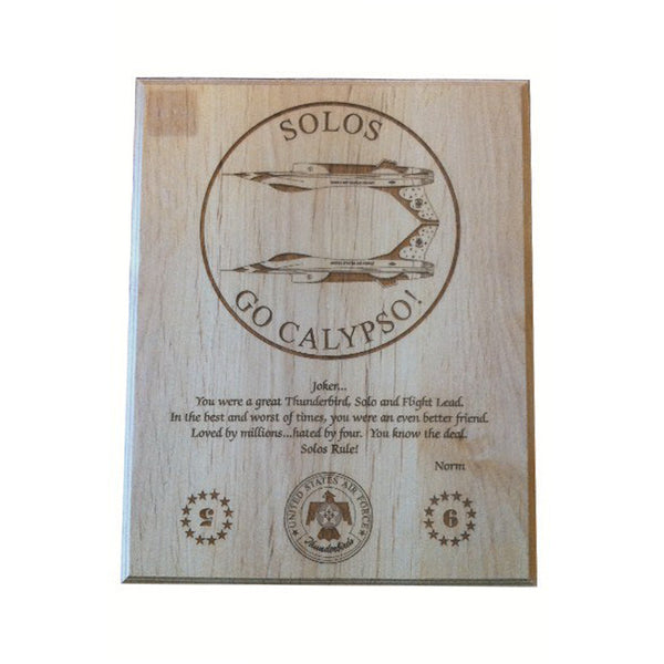 Alder Wood Plaque 