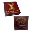 ROSEWOOD FLASK GIFT SET WITH CARDS-4