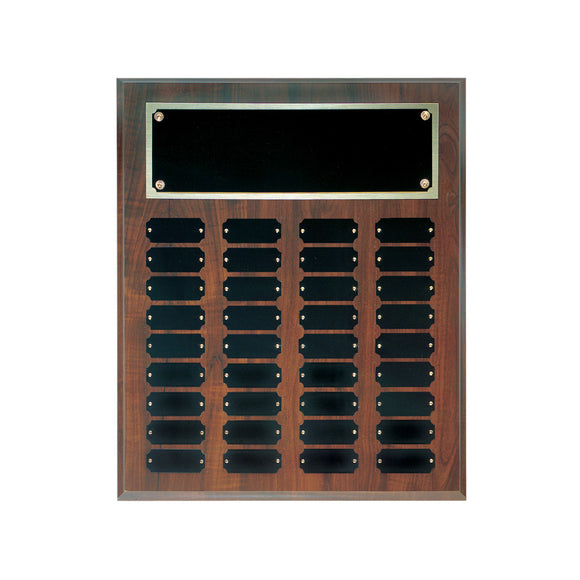 Dark Finish Plaque 