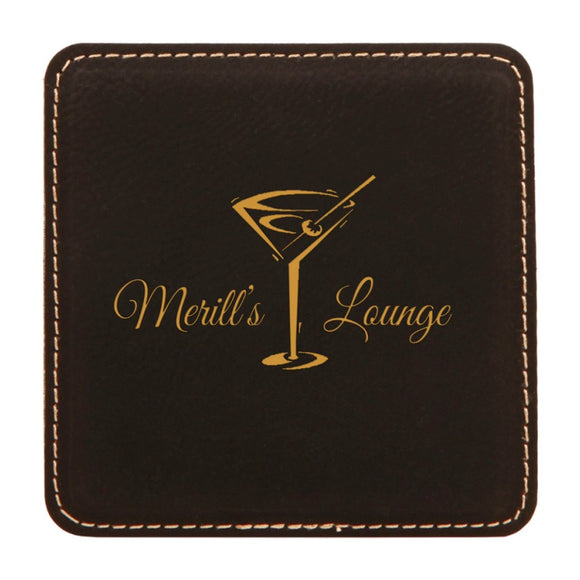 LEATHERETTE COASTER