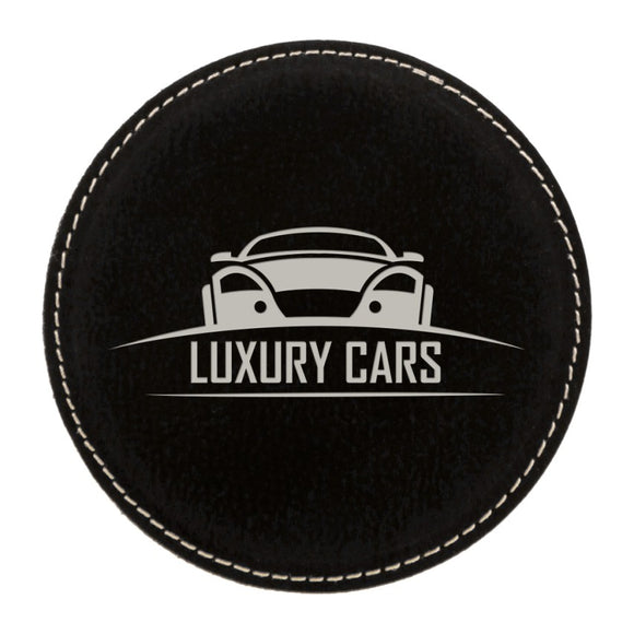 LEATHERETTE COASTER SET