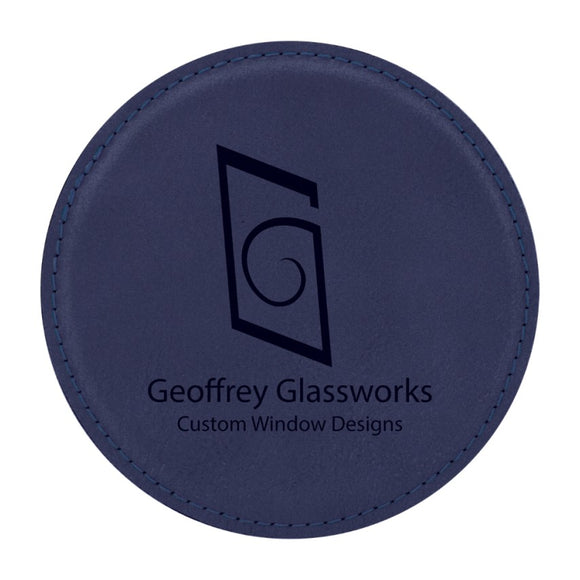 LEATHERETTE COASTER SET