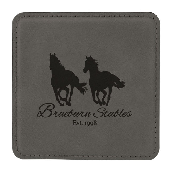 LEATHERETTE COASTER