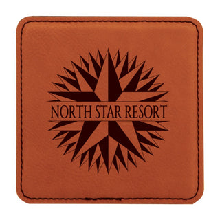 Buy rawhide LEATHERETTE COASTER