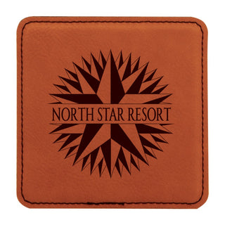 Buy rawhide LEATHERETTE COASTER