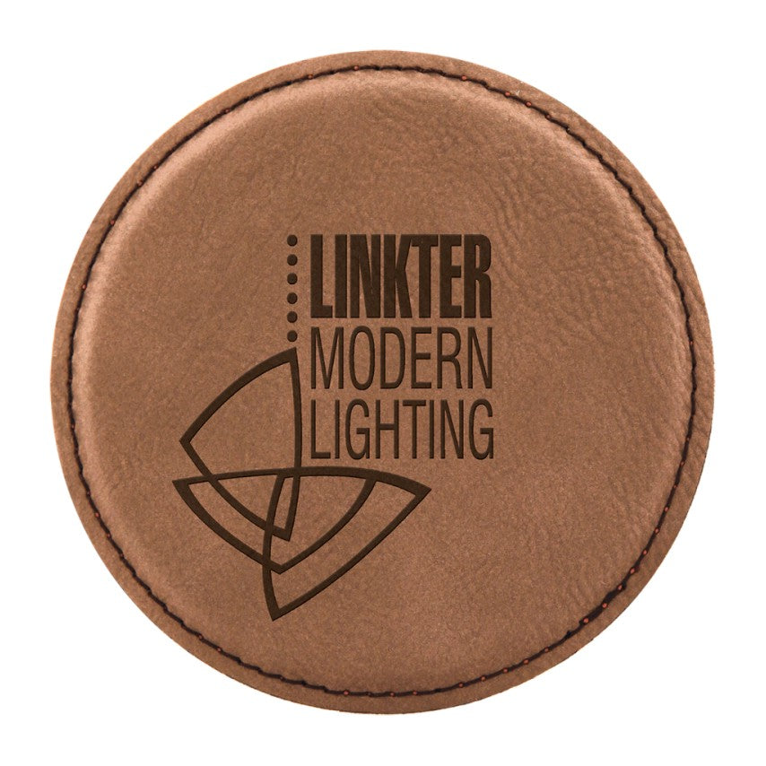 LEATHERETTE COASTER SET