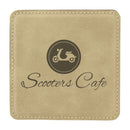 LEATHERETTE COASTER SET-6