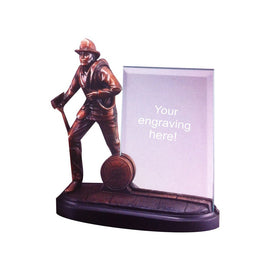 Fireman With Glass