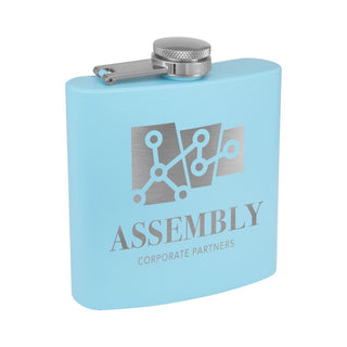 Buy light-blue COLOR FLASK (6oz)