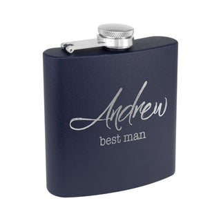 Buy navy-blue COLOR FLASK (6oz)