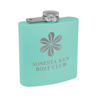 Buy teal COLOR FLASK (6oz)