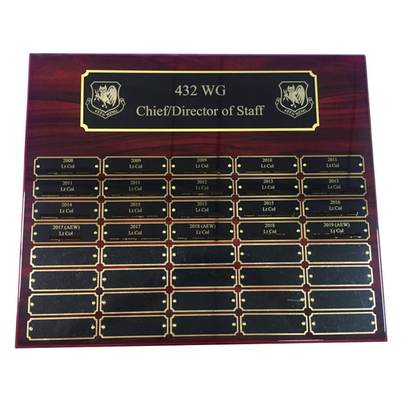 CUSTOM PERPETUAL PLAQUES