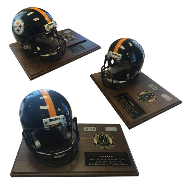 HELMET  BASES & PLAQUES