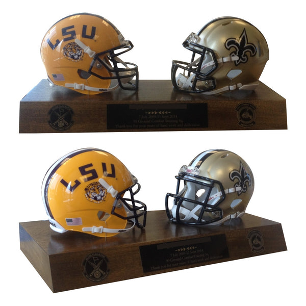 HELMET  BASES & PLAQUES