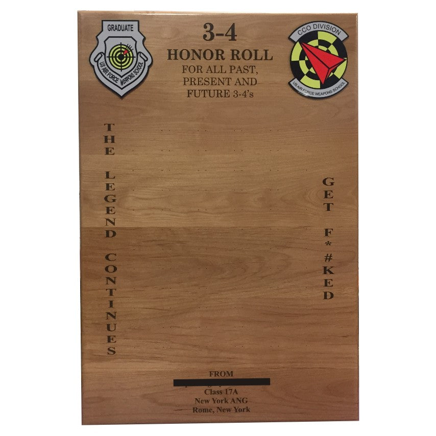 CUSTOM PERPETUAL PLAQUES