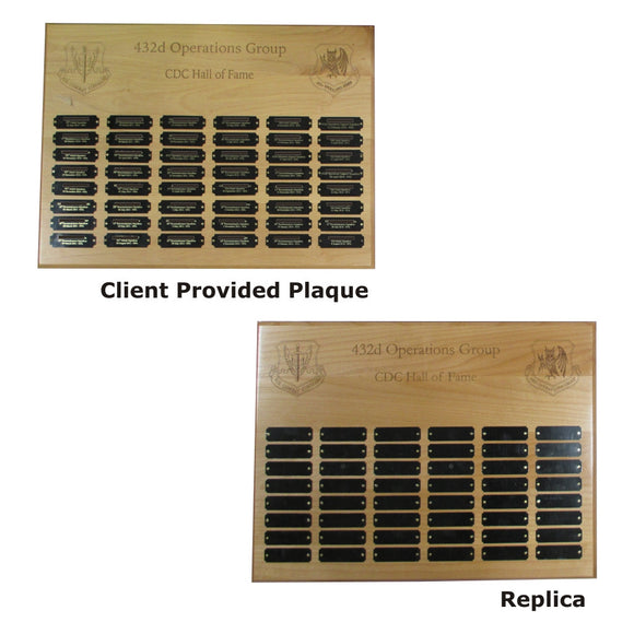 PLAQUE REPLICAS