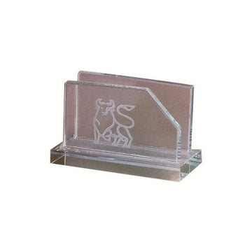 Glass Card Holder
