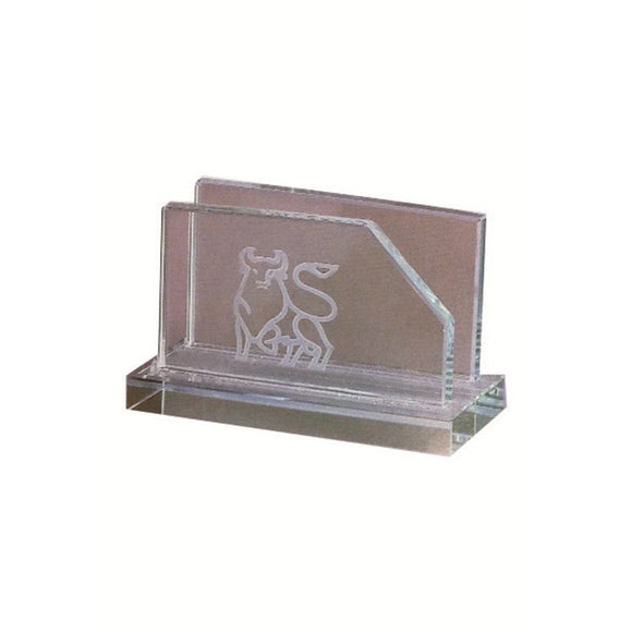 Glass Card Holder