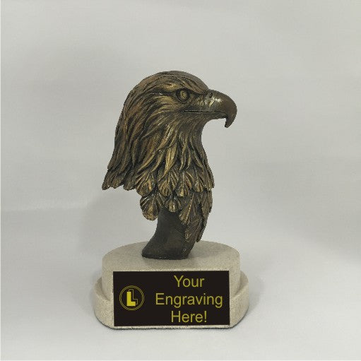 Gold Color Eagle Bust - Clearance