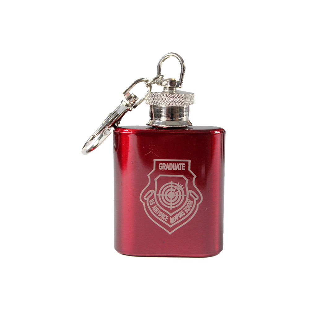 WEAPONS SCHOOL GRAD PATCH KEYCHAIN FLASK | Lazer Ladies