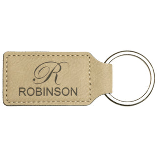 Buy light-brown RECTANGLE KEYCHAIN