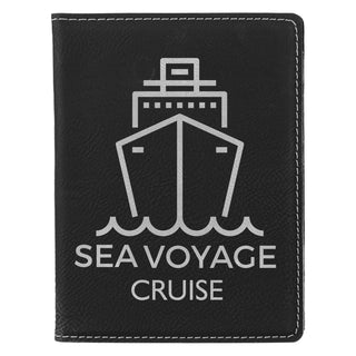 Buy black-silver PASSPORT HOLDER