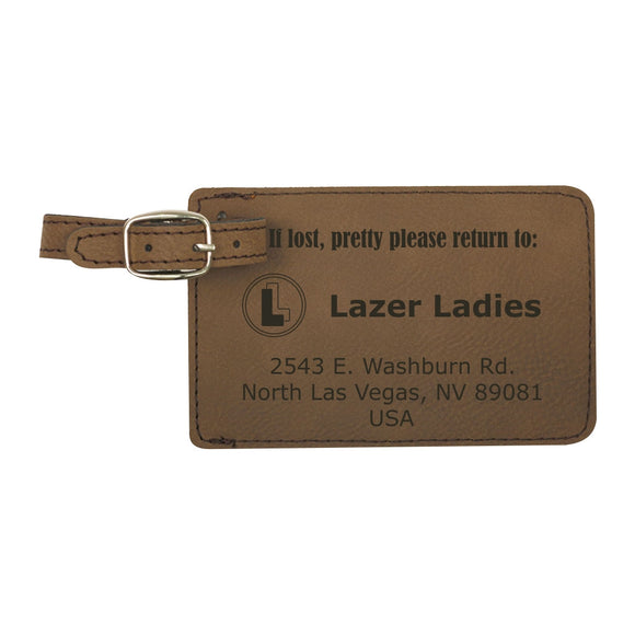 Leatherette Luggage Tag 